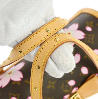Louis Vuitton 2008 Monogram Cherry Blossom Papillon Handbag M92009