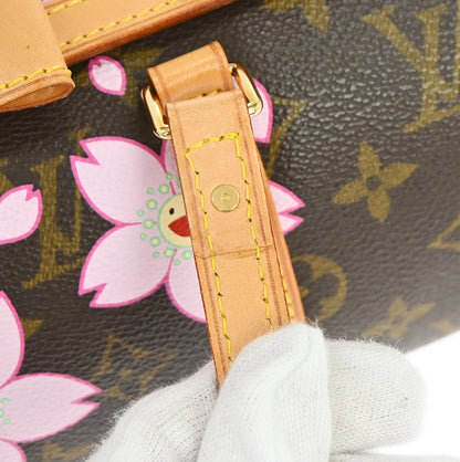 Louis Vuitton 2008 Monogram Cherry Blossom Papillon Handbag M92009