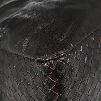 Bottega Veneta Brown Leather Intrecciato Handbag