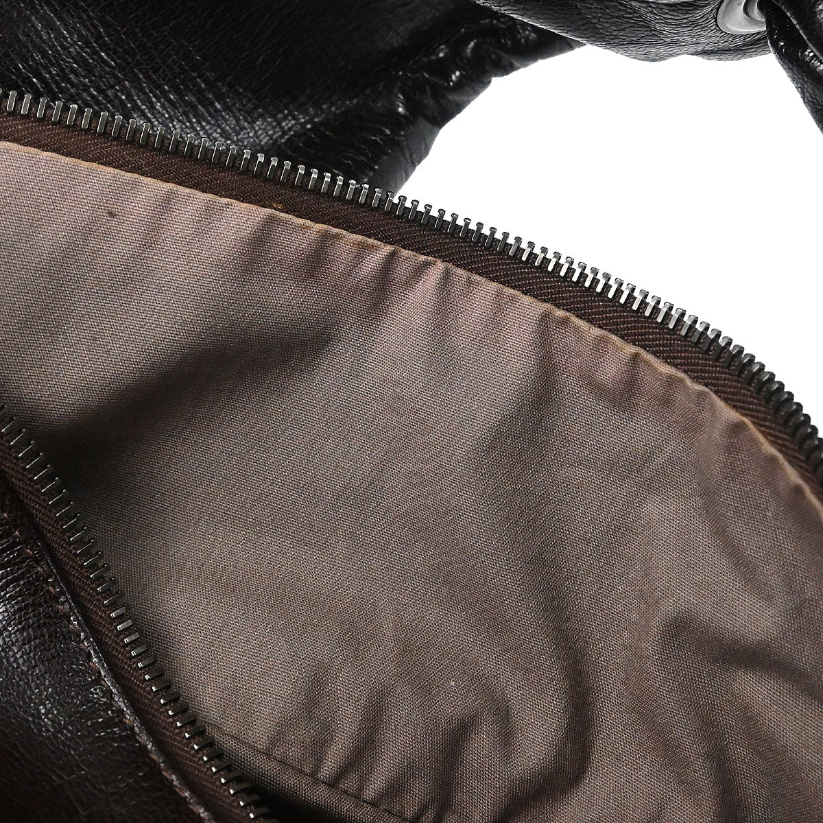 Bottega Veneta Brown Leather Intrecciato Handbag