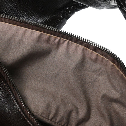 Bottega Veneta Brown Leather Intrecciato Handbag