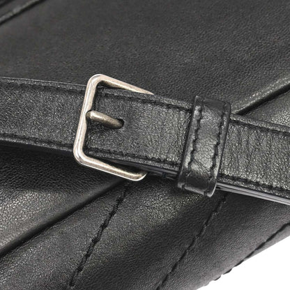 Saint Laurent Black Niki Star Studded Bum Bag