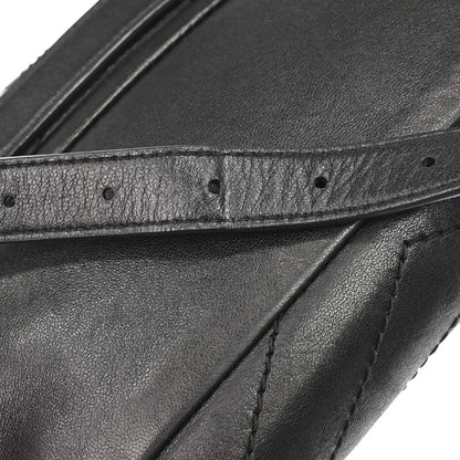 Saint Laurent Black Niki Star Studded Bum Bag
