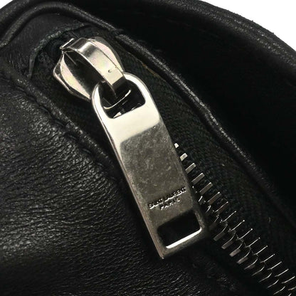 Saint Laurent Black Niki Star Studded Bum Bag