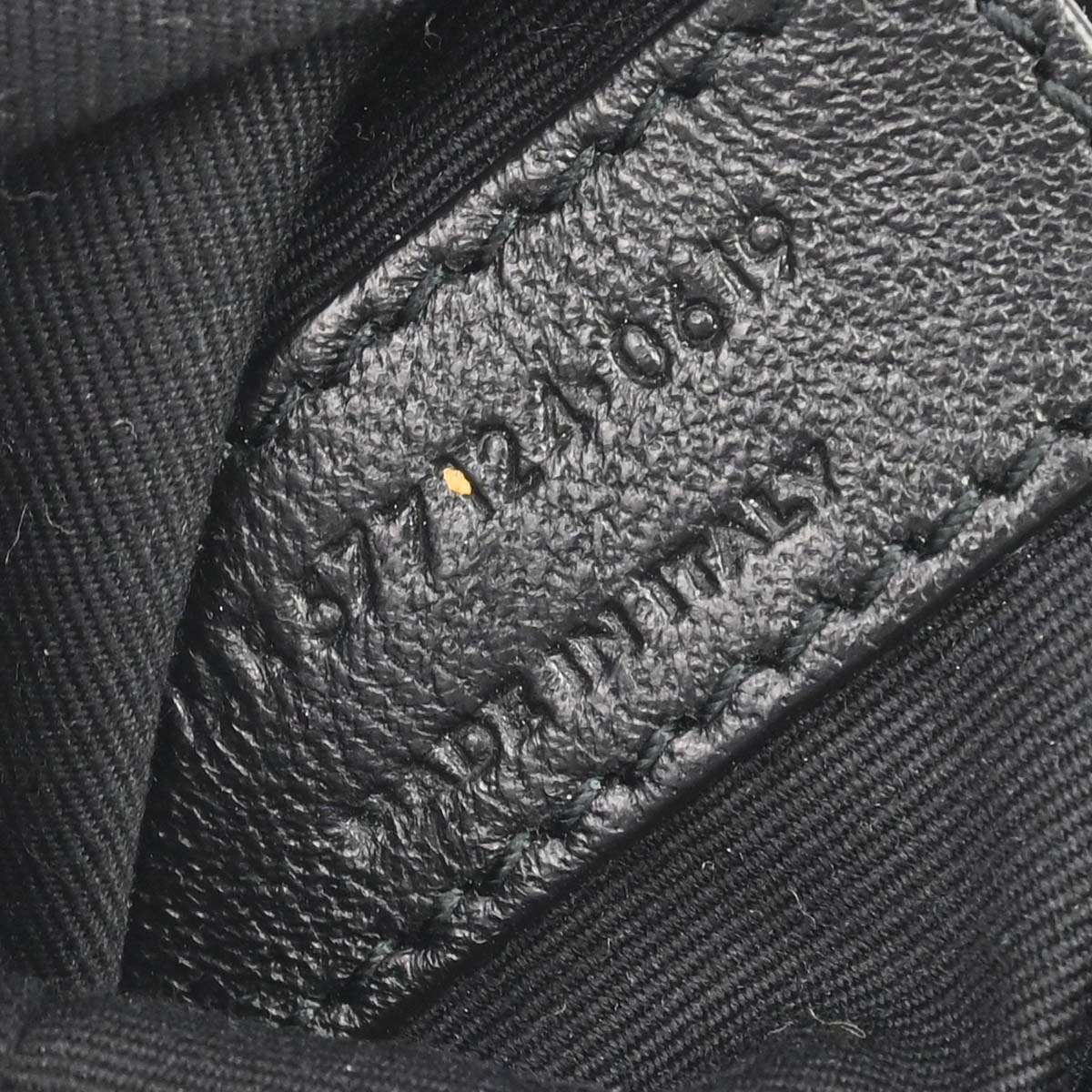 Saint Laurent Black Niki Star Studded Bum Bag