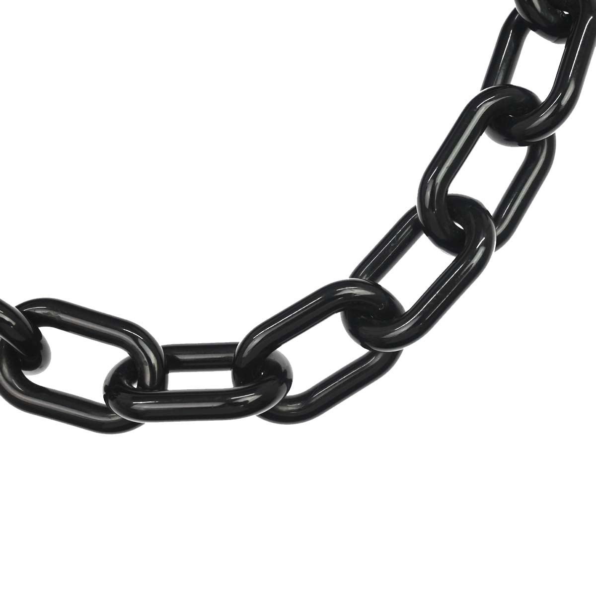 Prada Black Nylon Acrylic Chain Handbag