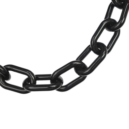 Prada Black Nylon Acrylic Chain Handbag