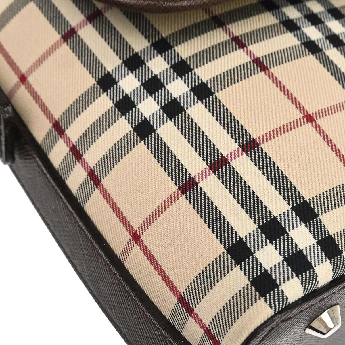 Burberry Beige Burberry Check Handbag