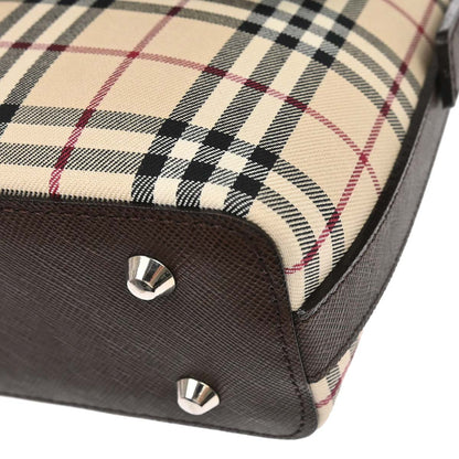 Burberry Beige Burberry Check Handbag