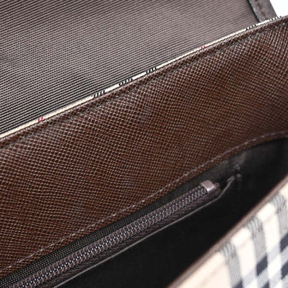 Burberry Beige Burberry Check Handbag