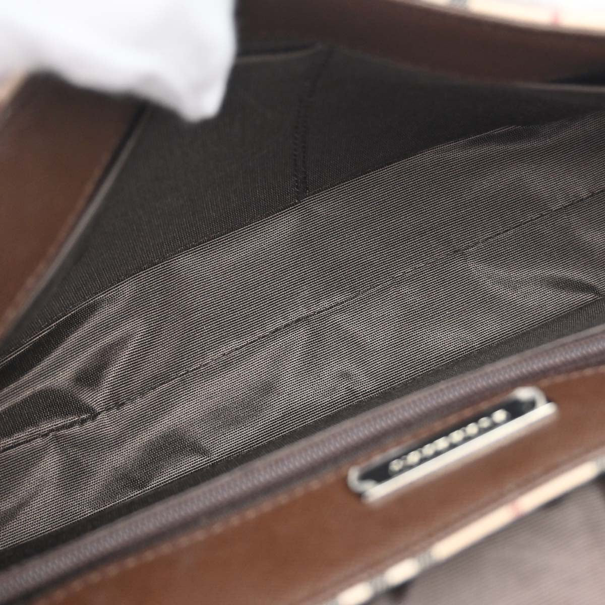 Burberry Beige Burberry Check Handbag