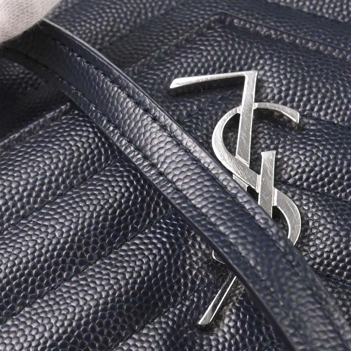 Saint Laurent Navy Envelope WOC Wallet on Chain Bag