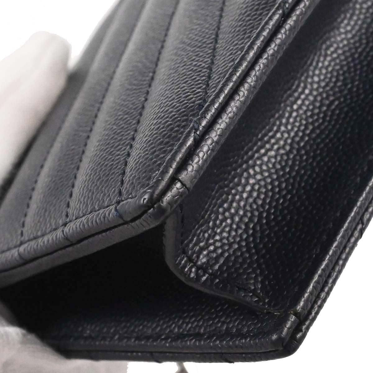 Saint Laurent Navy Envelope WOC Wallet on Chain Bag