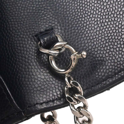 Saint Laurent Navy Envelope WOC Wallet on Chain Bag