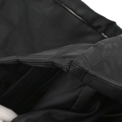 Chanel 2005-2006 Black Jacquard Nylon Travel Line Tote Handbag