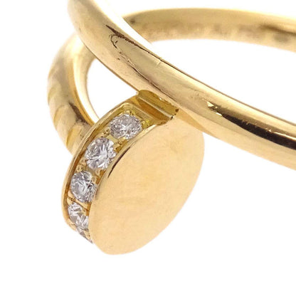 Cartier Juste Un Clou Ring Diamond 523DMD Au750 Gold #46 Jewelry