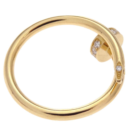 Cartier Juste Un Clou Ring Diamond 523DMD Au750 Gold #46 Jewelry