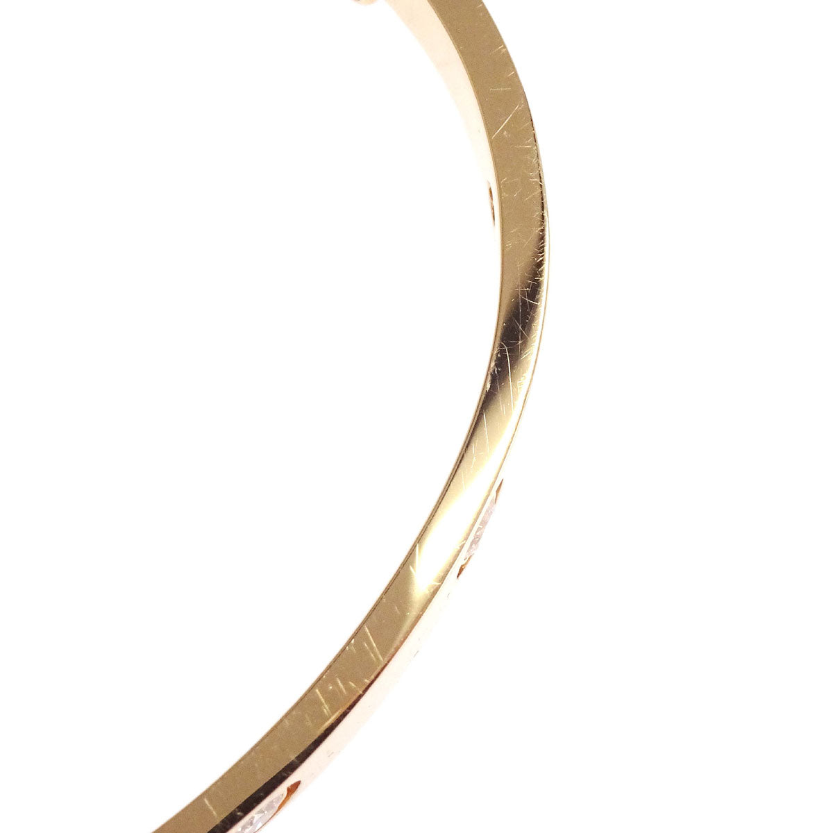 Cartier Love Bracelet Bangle TU5941 750 Full Diamond #17 Jewelry