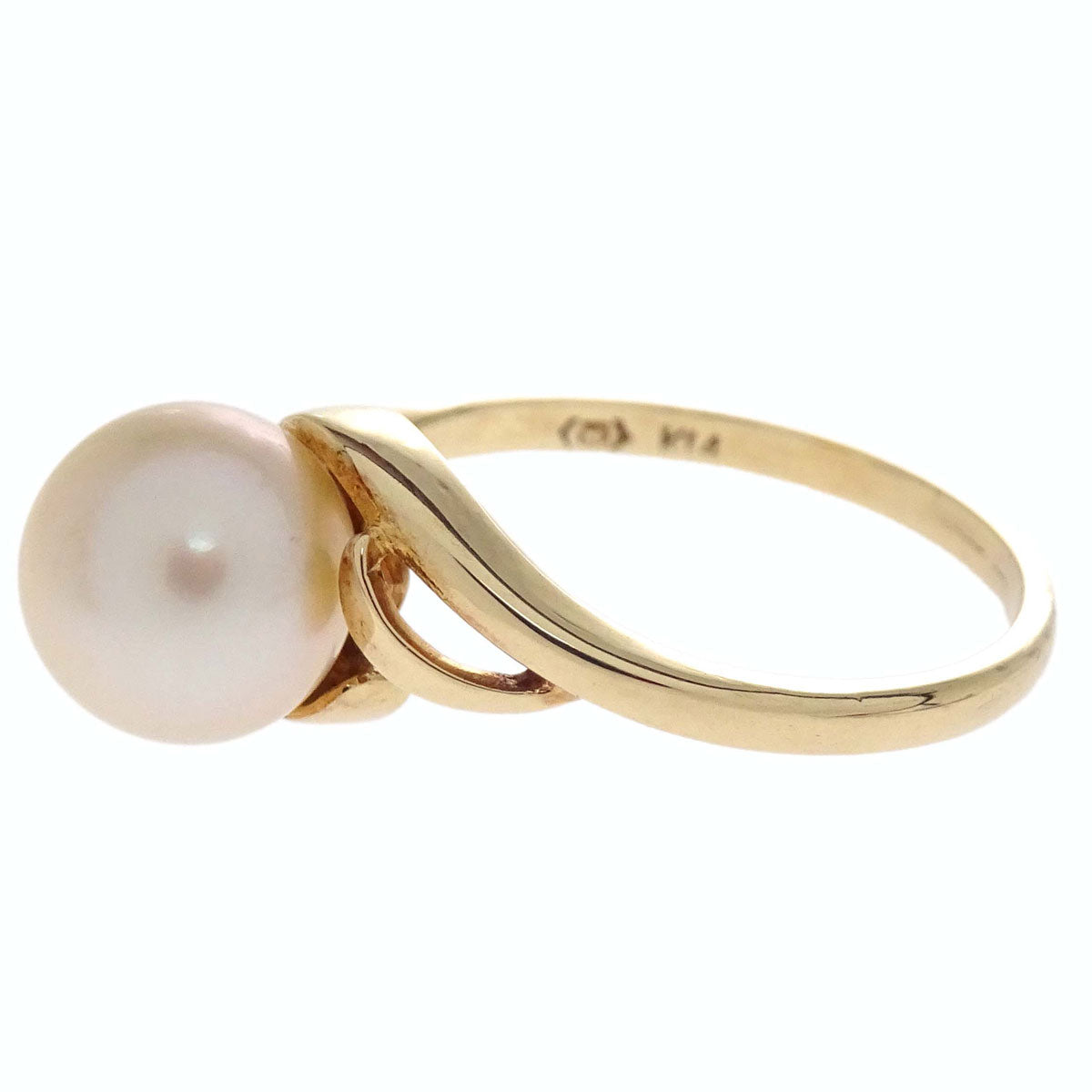 Mikimoto Ring 14K Pearl Gold #51 Jewelry