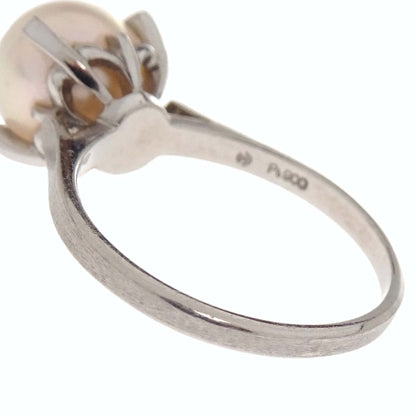Tasaki Ring Pt900 Pearl Silver #57 Jewelry