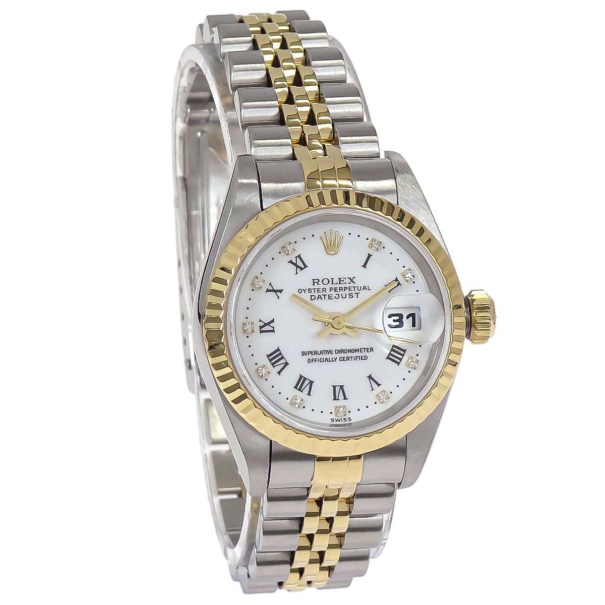 Rolex Oyster Perpetual Datejust Ref.W910593 26mm Watch 18KYG SS Diamond