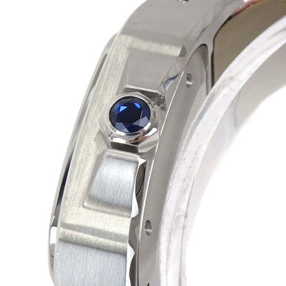Cartier * Santos 100 MM 33mm Ref.2878 Self-winding Watch SS Alligator