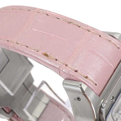 Cartier * Santos 100 MM 33mm Ref.2878 Self-winding Watch SS Alligator