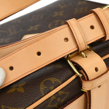 Louis Vuitton 1994 Monogram Cartouchiere MM Shoulder Bag M51253