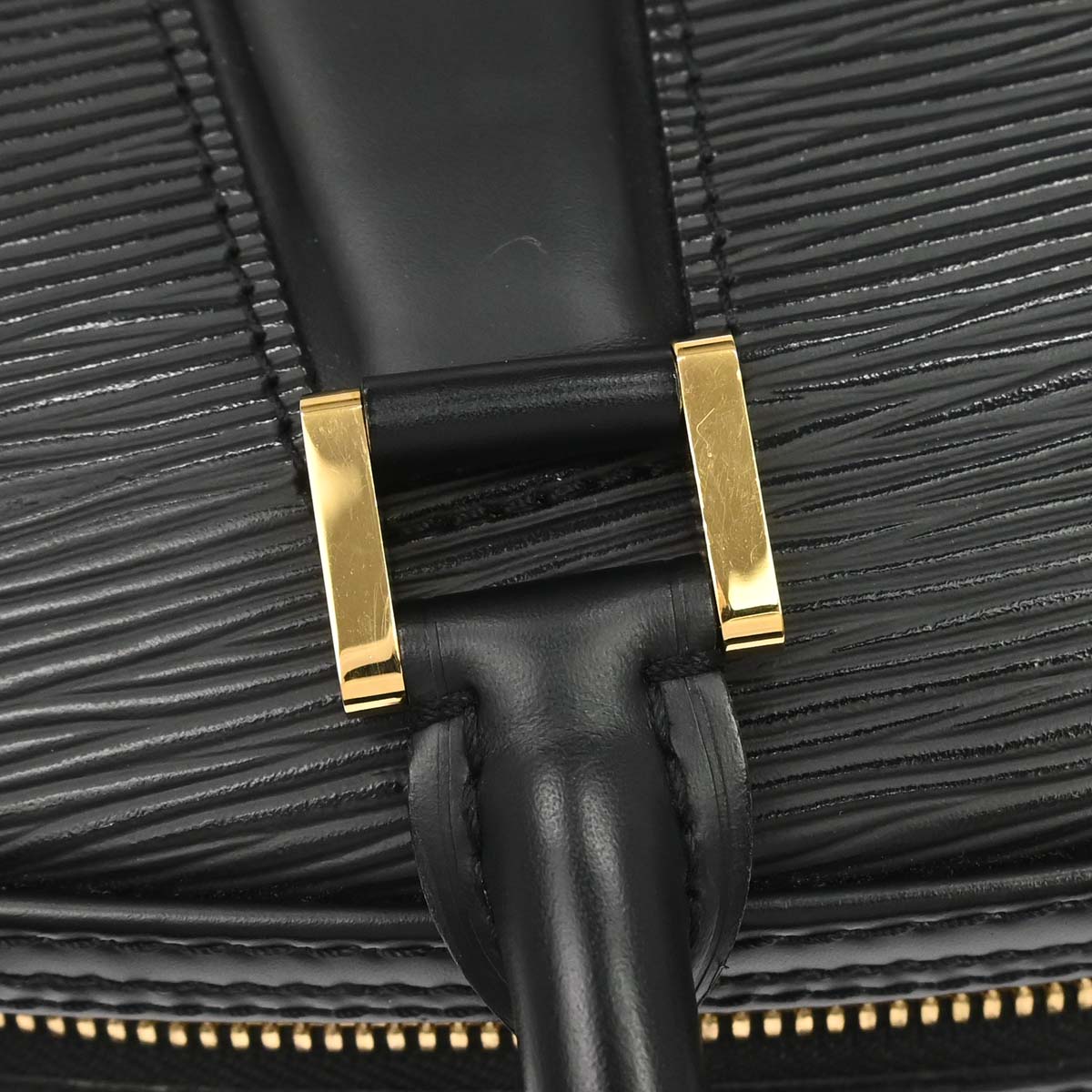 Louis Vuitton 2004 Black Epi Jasmin Handbag M52082