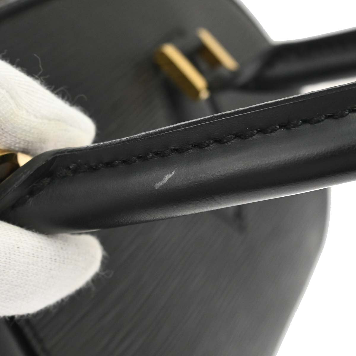 Louis Vuitton 2004 Black Epi Jasmin Handbag M52082
