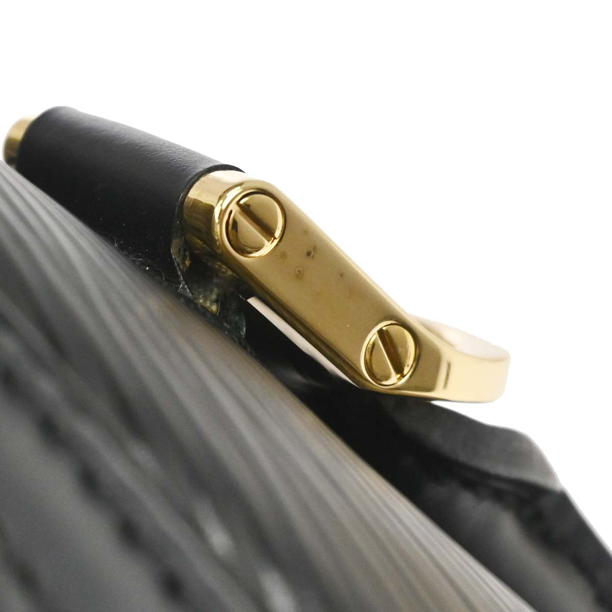 Louis Vuitton 2004 Black Epi Jasmin Handbag M52082