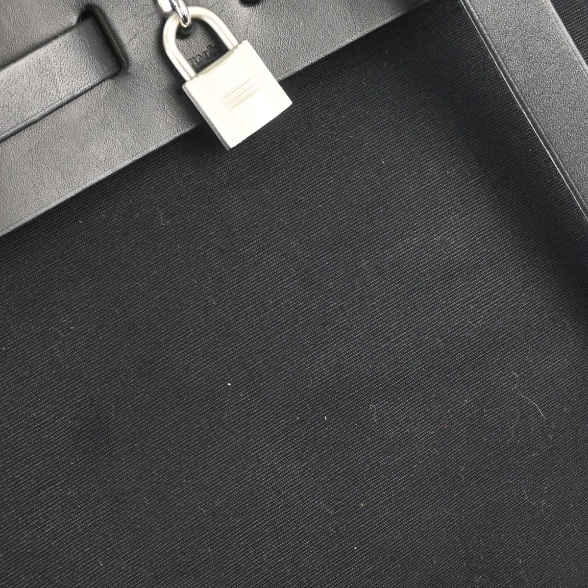 Hermes Black Toile Officier Herbag a Dos 2 in 1 Backpack