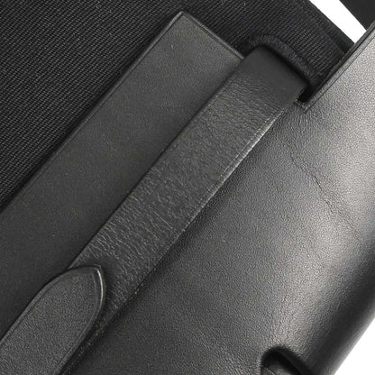 Hermes Black Toile Officier Herbag a Dos 2 in 1 Backpack