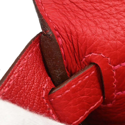 Hermes Rouge Casaque Taurillon Kelly 28 Retourne 2way Shoulder Handbag