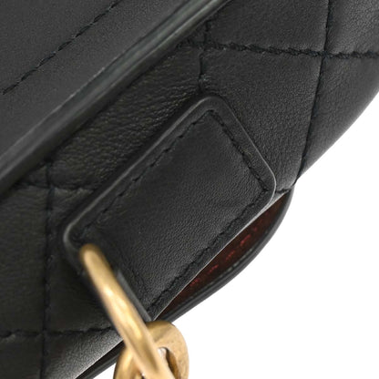 Chanel 2019 Black Calfskin Multi Pouching Flap Shoulder Bag