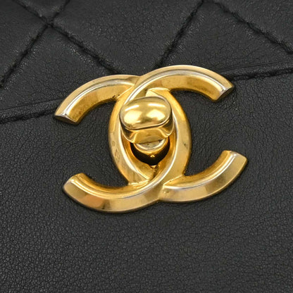 Chanel 2019 Black Calfskin Multi Pouching Flap Shoulder Bag