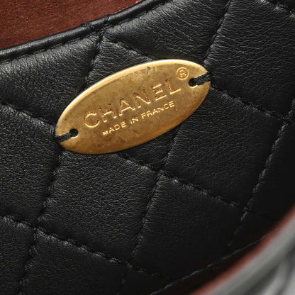 Chanel 2019 Black Calfskin Multi Pouching Flap Shoulder Bag