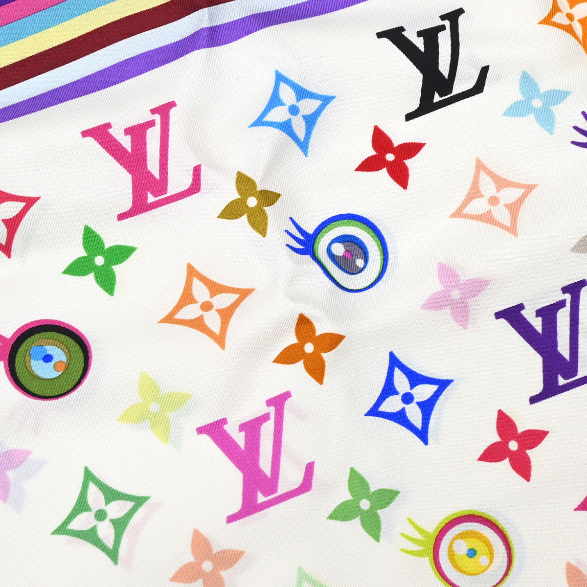 Louis Vuitton Scarf Eye Love Monogram M71917 Small Good