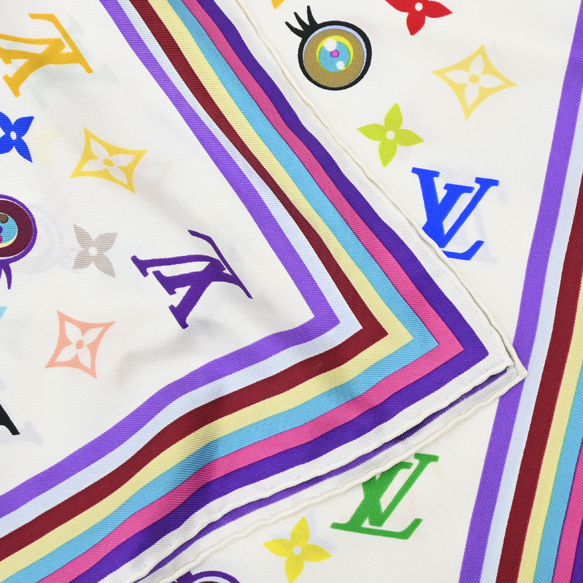 Louis Vuitton Scarf Eye Love Monogram M71917 Small Good