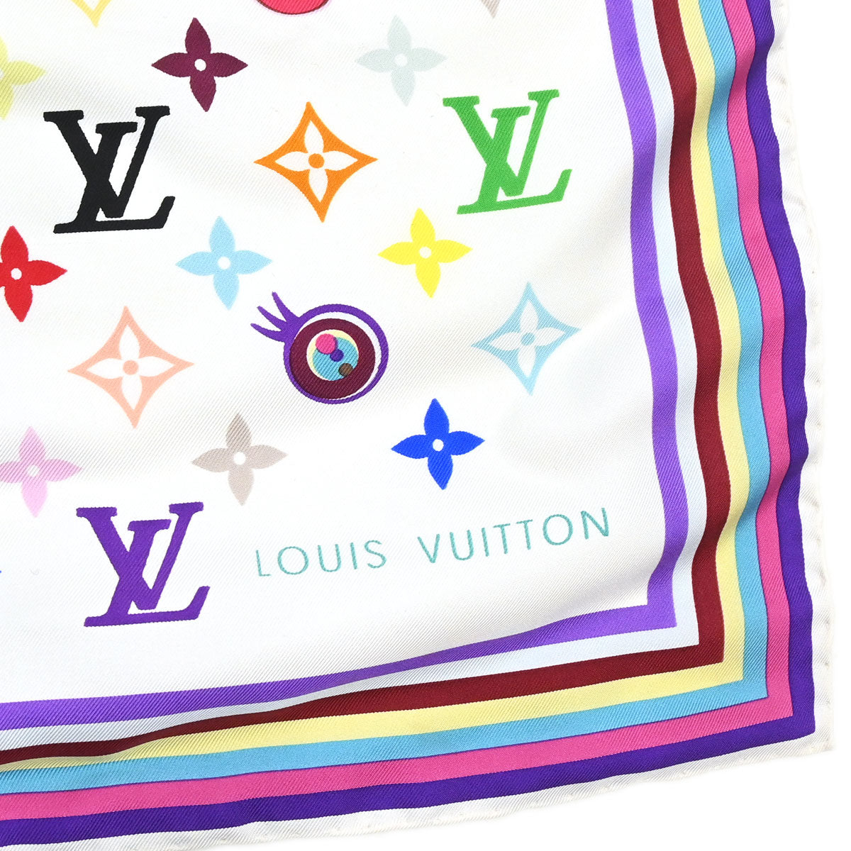 Louis Vuitton Scarf Eye Love Monogram M71917 Small Good
