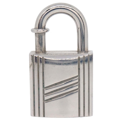 Hermes Annee Arbre 1998 Cadena Padlock Silver Small Good