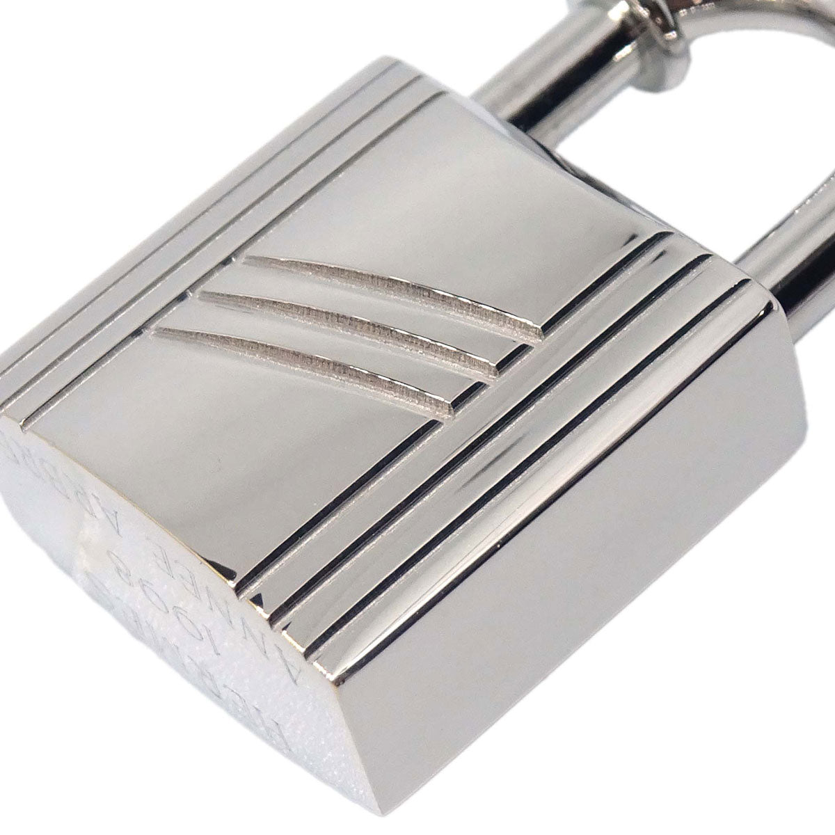 Hermes Annee Arbre 1998 Cadena Padlock Silver Small Good