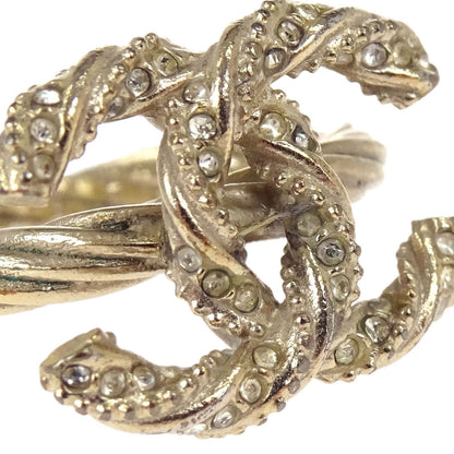 Chanel Ring Gold Rhinestone CC #50 B13P