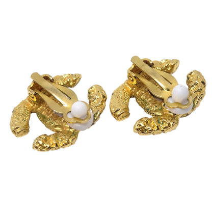 Chanel CC Clip-On Earrings Gold 93A