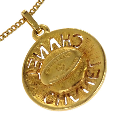 Chanel Charm Gold Chain Necklace Costume Pearl 1984