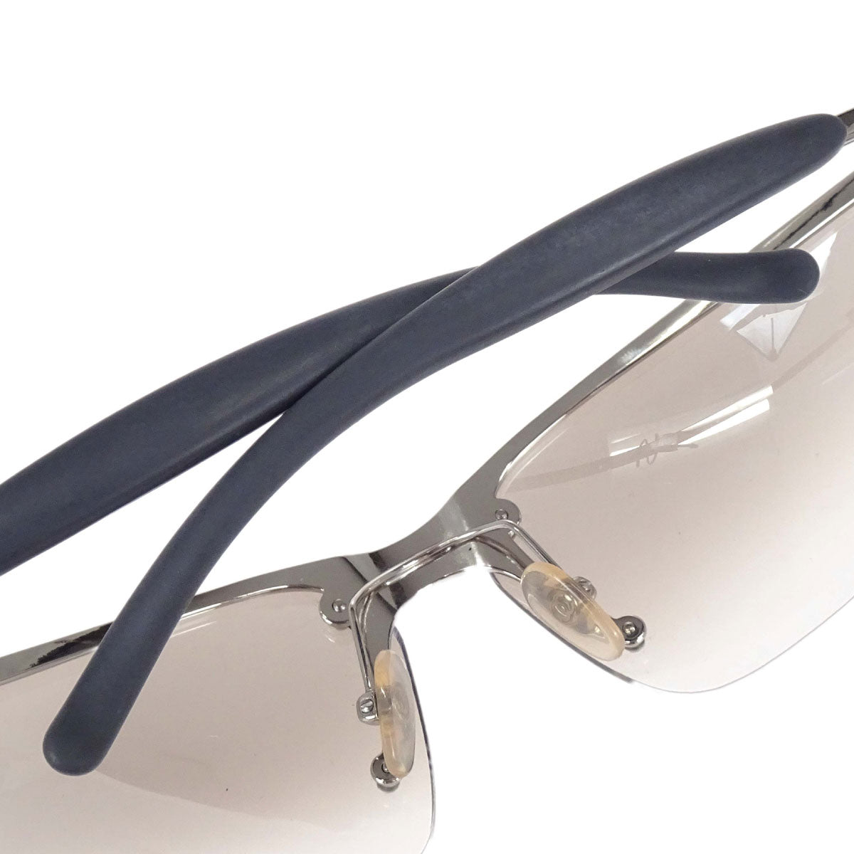 Chanel Sunglasses Eyewear Gray 62□12 115 Small Good