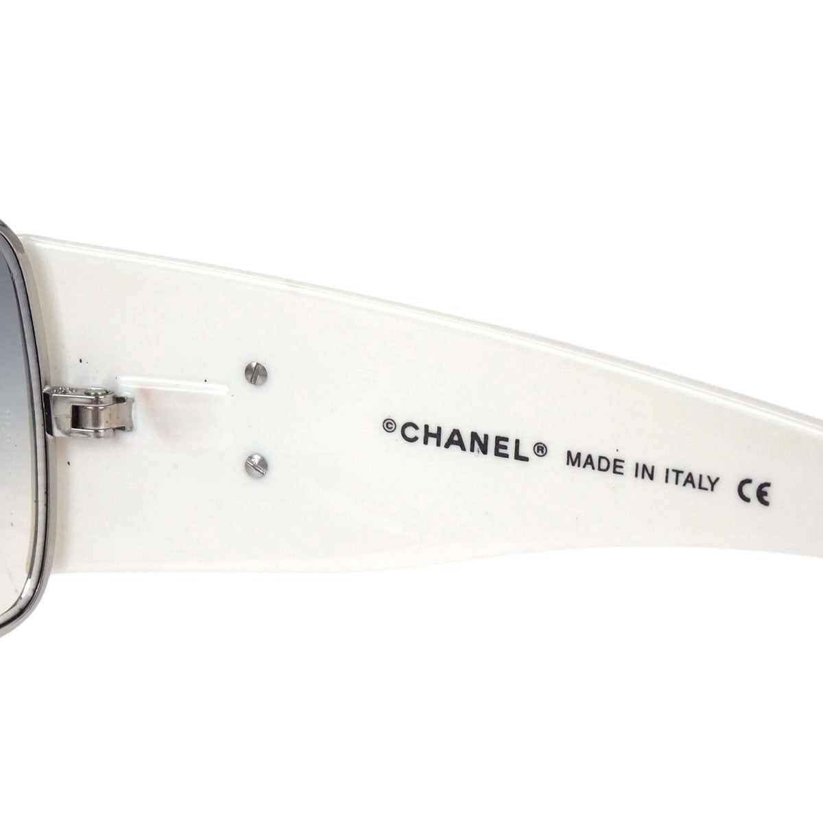 Chanel Sunglasses Eyewear Gray 66□16 130 Small Good