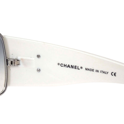 Chanel Sunglasses Eyewear Gray 66□16 130 Small Good