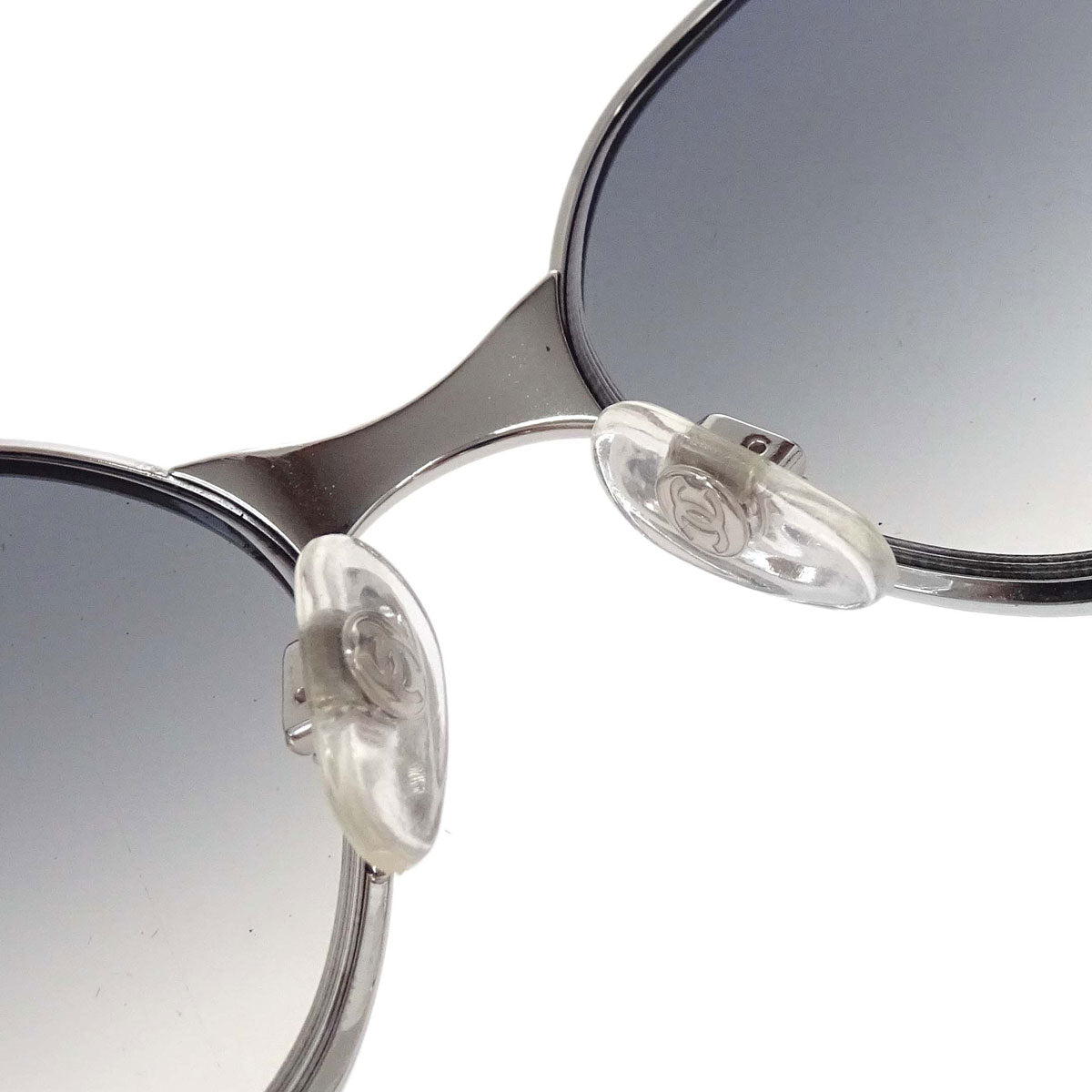 Chanel Sunglasses Eyewear Gray 66□16 130 Small Good