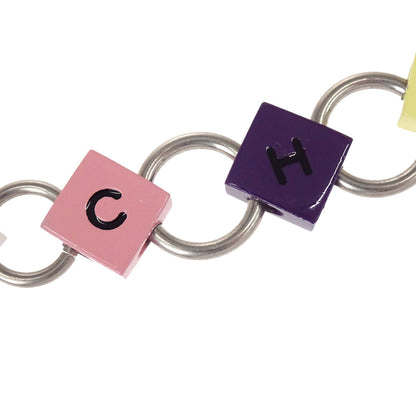 Chanel Cube Silver Chain Belt 04P Small Good